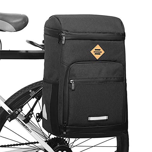 CXLHZCJB 3-in-1-Fahrrad-Isoliertasche, reflektierender Gepäckträger, wasserabweisender Fahrrad-Schulterrucksack von CXLHZCJB