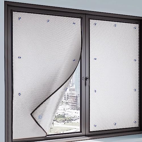 CXLHZCJB Multifunktionale reflektierende Fensterfolie, schalldichte Sichtschutz-Fensterfolie, Winddichte Anti-UV-Verdunkelungs-Fenstertönungsfolie, Balkon-Sonnenschutz-Fensteraufkleber, von CXLHZCJB