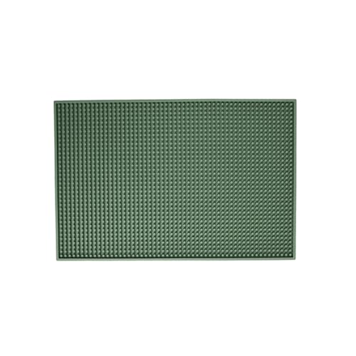 CXLHZCJB Spülbeckenmatte, Barmatte, Abfluss, rutschfeste Matte, Tischplatte, Barmatte, isolierte Schüssel, Küchenspüle, Matte (grün, 60 x 8,89 x 1 cm) von CXLHZCJB