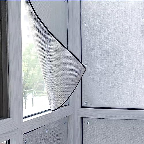 CXLHZCJB Verdunkelungs- und Sichtschutzfolie für Sonnenräume, Glas, wärmereflektierende Fensterfolie, blendfreie UV-Fenstertönungsfolie, Sonnenschutz-Fensteraufkleber, Aluminiumfolien-Isolierfolie, von CXLHZCJB