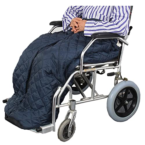 CXLHZCJB Wasserdichter Rollstuhlbezug, Rollstuhldecke, Winter-Rollstuhl-Fußsack, mit Fleece gefüttert, gemütlicher Bezug mit Reißverschluss für ältere Patienten und behinderte Beine, warm für Uns von CXLHZCJB