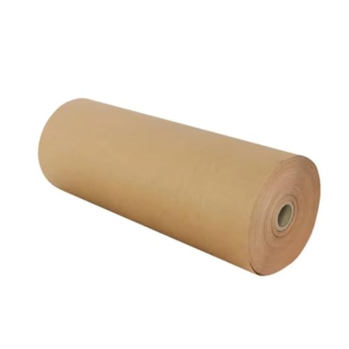 CXLHZCJB ZWCSHUU Braune Kraftpapierrolle 10/30/50 Meter Original Holzzellstoff Braune Kraftpapierrolle Pufferverpackungspapierrolle Kraftpapier (30 cm x 10 Meter) von CXLHZCJB