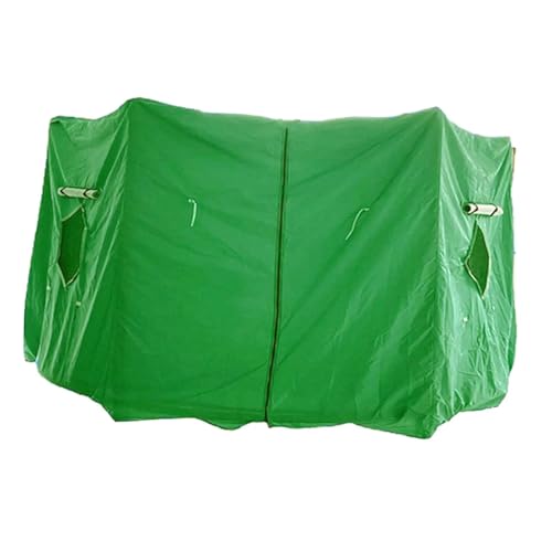 Trampolinzelt Trampolin-Zelt, Trampolin-Schutzhülle, runder Trampolin-Schatten, obere Abdeckung, Outdoor-Trampolin-Zelt Verwendung Im Freien(Green 8FT 6 Poles) von CXNZRLVY