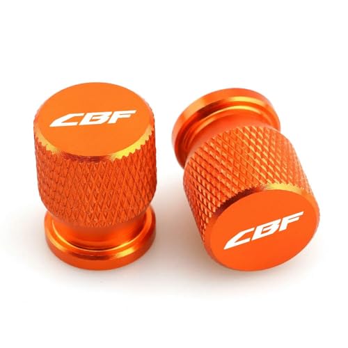 CXQC - Motorrad CNC Fahrzeug Rad Reifen Ventilschaftkappen Luftdichte Abdeckungen Mit Logo passt für CBF 125 150 250 500 600 600s cbf1000 SA CBF 600 CBF1000 CBF250 CBF500 CBF125 von CXQC