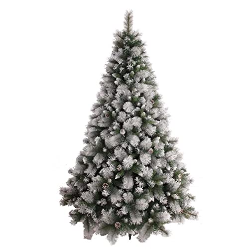 CXYMUWC Weihnachtsbaum, 210 cm, PVC-Metall, Weihnachtsbaum, Verschlüsselung, Weihnachtsdekoration, Zubehör für Feiertage, drinnen und draußen, Party, Geschenke, Dekoration, Atmosphäre von CXYMUWC