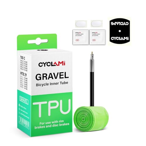 CYCLAMI 1PC TPU Gravel Inner Tube 700C x 32-47,FV:65MM CYCLAMI 1PC TPU Gravel Inner Tube 700C x 32-47,FV:65MM von CYCLAMI