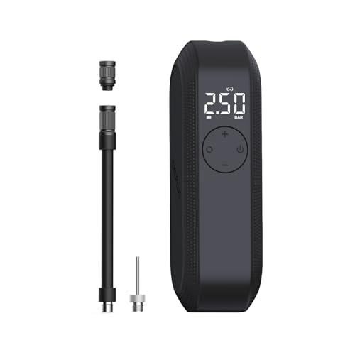 CYCPLUS Elektrischer Luftpumpe Fahrradpumpe, 150 PSI Wiederaufladbare Autoreifen-Inflator mit LED-Anzeige, Automatische Abschaltung der Luftpumpe für Fahrradreifen, Auto, Motorrad, Ball CYCPLUS Elektrischer Luftpumpe Fahrradpumpe, 150 PSI Wiederaufladbare Autoreifen-Inflator mit LED-Anzeige, Automatische Abschaltung der Luftpumpe für Fahrradreifen, Auto, Motorrad, Ball von CYCPLUS