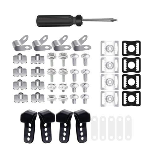 60-teiliges Helm Reparatur Set Fußball Hockey Helm Hardware Einschließlich Visier Clips Gummidichtung Schraubenmutter Langlebig von CYILPR