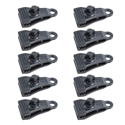 CYILPR 10 Stück Planen Clips Robust Mit Sperrgriff Zeltbefestigungen Clips Pool Abdeckungs Clips Planen Clips Langlebig von CYILPR