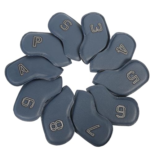 CYILPR 10Pcs Golfplätze Putter Schutzhülle Schutz Golfplätze Club Protector Geschenk Golfplätze Kopf Abdeckungen Golfplätze Kappen Für Golfplätze Club Eisen Headcover von CYILPR