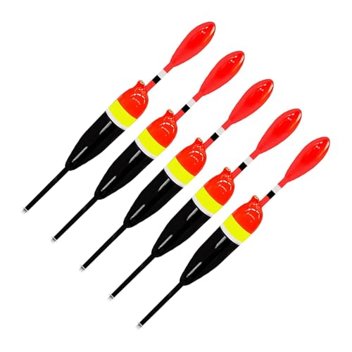 CYILPR 5 Stück Slip Bobber Für Salzwasserangeln Balsa Posen Angelschwimmer Und Bobber Crappie Forellen Bobber von CYILPR