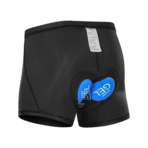 CYMKYQ Fahrradhose,Fahrradhose Herren 20D Gel-gepolsterte Radhose, stoßfeste Unterwäsche for Rennrad, MTB, Mountainbike, Herren, voll atmungsaktiv, Radfahren(A,4XL) von CYMKYQ