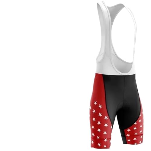 CYMKYQ Fahrradhose,Fahrradhose Herren Trägershorts Radfahren for Herren Herren Bike Tiny Spot Equipment Culotte Man Gel Shorts Hosen Maillot Kleidung Sommersport-Lätzchen(5,4XL) von CYMKYQ