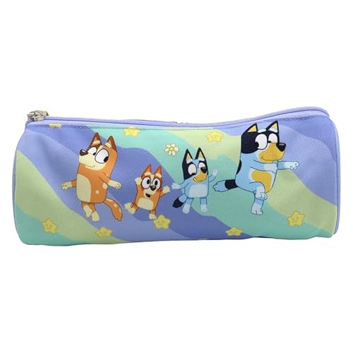 CyP Brands-Bluey, Federmäppchen, Schulbedarf, Vorschule, Light Waves, Blau, offizielles Produkt, bunt, Estandar, Lässig CyP Brands-Bluey, Federmäppchen, Schulbedarf, Vorschule, Light Waves, Blau, offizielles Produkt, bunt, Estandar, Lässig von CYPBRANDS