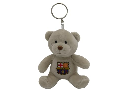 CyP Brands FC Barcelona, Schlüsselanhänger, Schlüsselanhänger, Rucksack, Plüsch, Bär, Beige, offizielles Produkt, beige, Estandar CyP Brands FC Barcelona, Schlüsselanhänger, Schlüsselanhänger, Rucksack, Plüsch, Bär, Beige, offizielles Produkt, beige, Estandar von CYPBRANDS