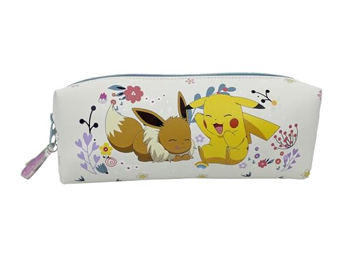 CyP Brands Pokémon, Federmäppchen, Schulbedarf, Schreibwaren, Blumen-Kollektion, cremefarben, offizielles Produkt, cremefarben, Estandar, Lässig CyP Brands Pokémon, Federmäppchen, Schulbedarf, Schreibwaren, Blumen-Kollektion, cremefarben, offizielles Produkt, cremefarben, Estandar, Lässig von CYPBRANDS