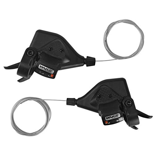 CYSKY Fahrrad Schalthebel, 3x8 Fach Schalthebel 1 Paar Schalthebel 24 Geschwindigkeit Sichtbare Optische Ganganzeige MTB Fahrradfahrrad Shifter CYSKY Fahrrad Schalthebel, 3x8 Fach Schalthebel 1 Paar Schalthebel 24 Geschwindigkeit Sichtbare Optische Ganganzeige MTB Fahrradfahrrad Shifter von CYSKY