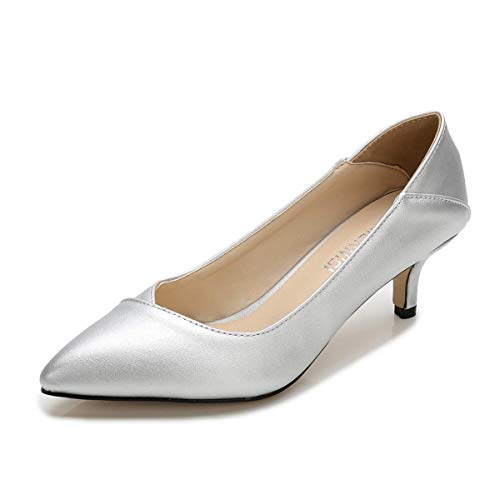 Damenschuhe mit hohen Absätzen, Hausschuhe mit niedrigen Absätzen, Lederplattform, Pumps, sexy Stilett, Büroschuhe für Damen, zwei Möglichkeiten, elegante Freizeitschuhe in Übergröße 35-46 zu tragen von CYwinterB