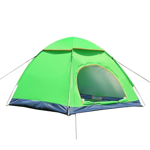CYzpf Camping Zelt Kompaktes 1-4 Mann Kuppelzelt Wasserdicht & Winddicht Pop Up Campingzelt Geeignet für Erwachsene Wandern Camping Outdoor,Green2,2.0m*2.0m*1.35m von CYzpf