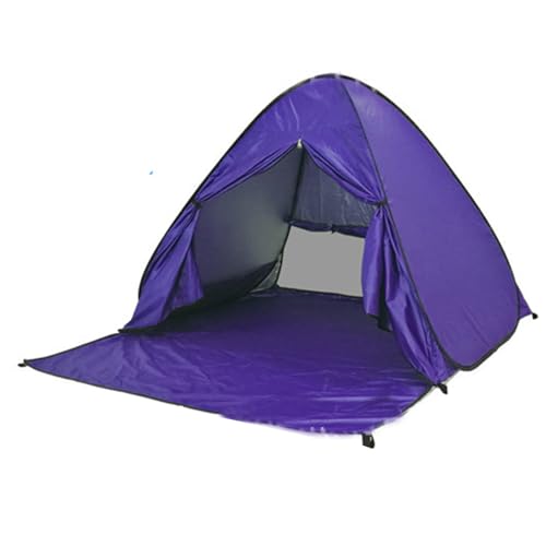 CYzpf Zelt Automatisches 1-2 Personen Sofortzelt Pop Up 4 Jahreszeiten Wasserdicht & Winddicht Campingzelt für Trekking Outdoor Garten Strand,Purple2,1.5m*1.65m*1.1m von CYzpf