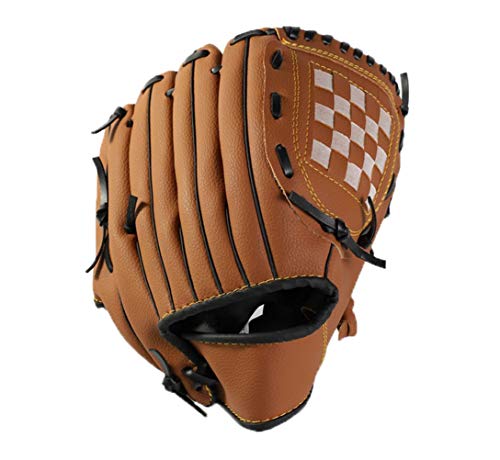 CZ-XING Outdoor Baseball Handschuh Sport Schlaghandschuhe Baseball-Handschuh Teenager Baseball Handschuhe Softball Sport Handschuhe Mehrfarbig (Braun, L) CZ-XING Outdoor Baseball Handschuh Sport Schlaghandschuhe Baseball-Handschuh Teenager Baseball Handschuhe Softball Sport Handschuhe Mehrfarbig (Braun, L) von CZ-XING