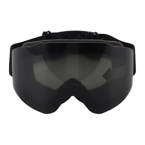 CaCaCook Schneebrille, Skibrille, magnetische Gläser, doppellagig, beschlagfrei, breites Feld, Farbwechsel, winddicht, Snowboardbrille von CaCaCook