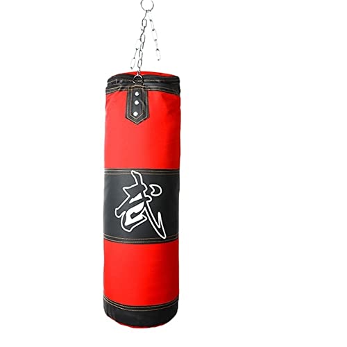 Boxsack Stehend Dreischichtiges Boxsack-Hängezubehör Roter hängender hohler Sandsack Taekwondo Tumbler Boxsack Erwachsene (Color : 100cm) von CaFfen