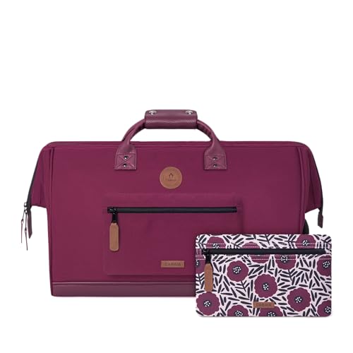 CABAIA - Reisetasche Duffle Adventurer Nice 36L - Handgepäck 45x30x29 cm - Wasserabweisend & Vegan - 2 Taschen - Schuhfach - Weekender & Sporttasche für Damen & Herren - Violett CABAIA - Reisetasche Duffle Adventurer Nice 36L - Handgepäck 45x30x29 cm - Wasserabweisend & Vegan - 2 Taschen - Schuhfach - Weekender & Sporttasche für Damen & Herren - Violett von Cabaïa
