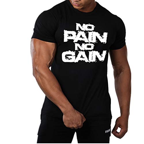 Cabeen Herren Muskelshirt Fitness Bodybuilding T-Shirt Für Workout, Training von Cabeen