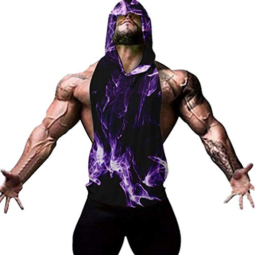 Cabeen Herren Muskelshirt Kapuzen-Shirt Hoodie Sweatshirt Bodybuilding Tank Tops Sport Weste Cabeen Herren Muskelshirt Kapuzen-Shirt Hoodie Sweatshirt Bodybuilding Tank Tops Sport Weste von Cabeen