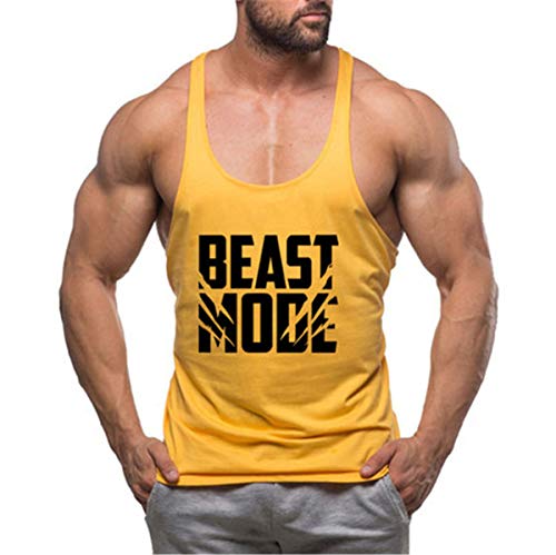 Cabeen Herren Tankshirt Tank Tops Vintage Druck T-Shirt Weste Muscleshirt Print Unterhemd Trägershirt Cabeen Herren Tankshirt Tank Tops Vintage Druck T-Shirt Weste Muscleshirt Print Unterhemd Trägershirt von Cabeen