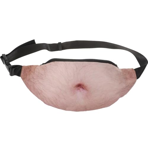 Cabilock Bierbauch Gürteltasche Hüfttasche 3D Papa Lustige Knebelgeschenke Tasche Weihnachten Neuheit Kreative Tasche Fleischfarben Cabilock Bierbauch Gürteltasche Hüfttasche 3D Papa Lustige Knebelgeschenke Tasche Weihnachten Neuheit Kreative Tasche Fleischfarben von Cabilock