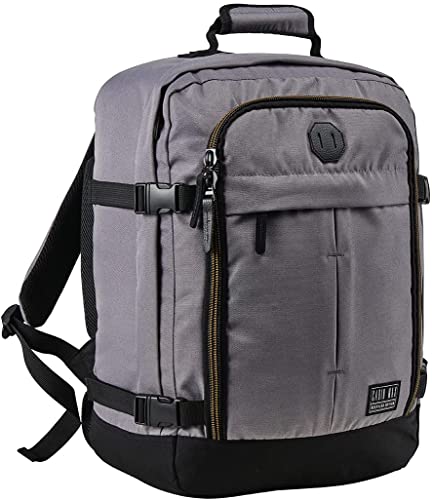 Cabin Max 30L Metz Rucksack - Handgepäck 45 x 36 x 20 cm, mittelgroßer Handgepäckrucksack für Easyjet und Wizzair (Schwarz 45x36x20 cm) von Cabin Max