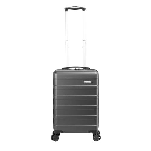 Cabin Max Handgepäck Koffer 55x35x25 - Leicht, Hartschale, Handgepäck Trolley mit 4 Rädern, 3-stelliges Schloss (Graphite, Air France, KLM) Cabin Max Handgepäck Koffer 55x35x25 - Leicht, Hartschale, Handgepäck Trolley mit 4 Rädern, 3-stelliges Schloss (Graphite, Air France, KLM) von Cabin Max