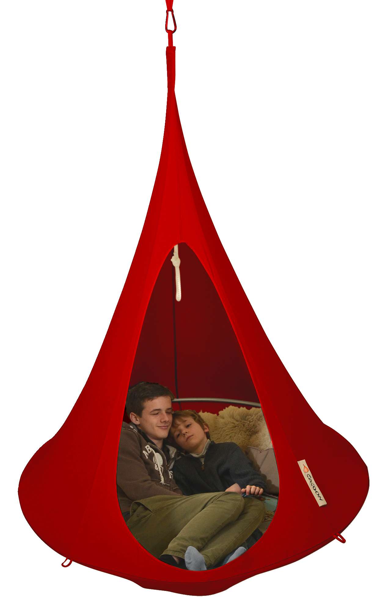 Cacoonworld Hängehöhle "Cacoon", Rot, Single, ø 1,5 m Cacoonworld Hängehöhle "Cacoon", Rot, Single, ø 1,5 m von Cacoonworld