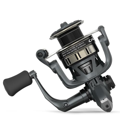 Cadence Ideale Spinnrolle, Angeln Rolle, super glatte Angelrolle mit 10 + 1 BB für Süßwasser, langlebige und leistungsstarke Rolle mit 13,6 kg max. Zugkraft und 6,2:1, tolles PreisLeistungsVerhältnis Cadence Ideale Spinnrolle, Angeln Rolle, super glatte Angelrolle mit 10 + 1 BB für Süßwasser, langlebige und leistungsstarke Rolle mit 13,6 kg max. Zugkraft und 6,2:1, tolles PreisLeistungsVerhältnis von Cadence