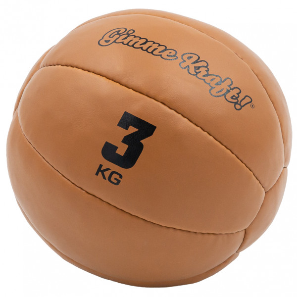 Café Kraft - Gimme Kraft Medizinball - Gymnastikball Gr 5 kg artificial leather von Café Kraft