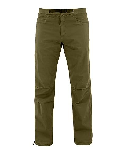 Café Kraft Herren Ira Pants Boulderhose Kletterhose Climbing (S, Forest Green) von Café Kraft