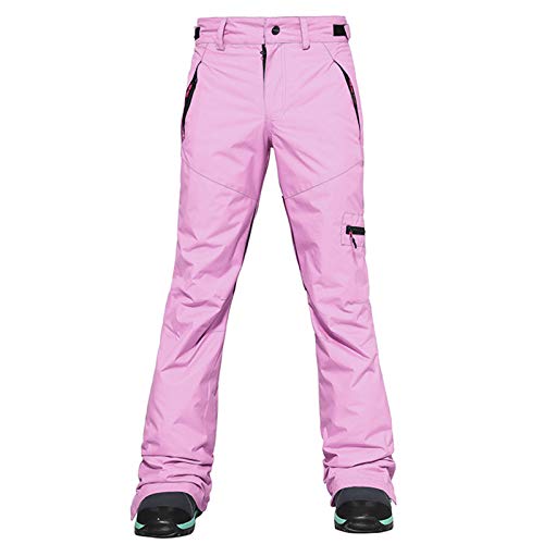 Caige Frauen Schneehose wasserdichte und warme Skihose,Rosa,S Caige Frauen Schneehose wasserdichte und warme Skihose,Rosa,S von Caige