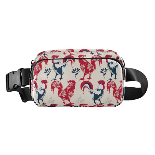 Modische Crossbody-Tasche für Damen, Herren, Teenager, große Kapazität, Crossbody-Tasche mit verstellbarem Gurt, für Radfahren, Wandern, Fitnessstudio, Fowl Rooster, Geflügelhahn, Einheitsgröße, von Caihoyu