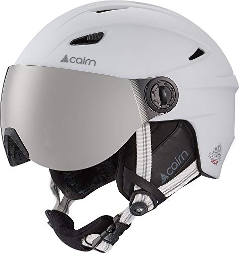 Cairn - Erwachsene Visor Skihelm Electron VIS S3, Snowboardhelm, Maximale Sicht, Anliegendes Visier, Einstellbare Belüftungen von Cairn