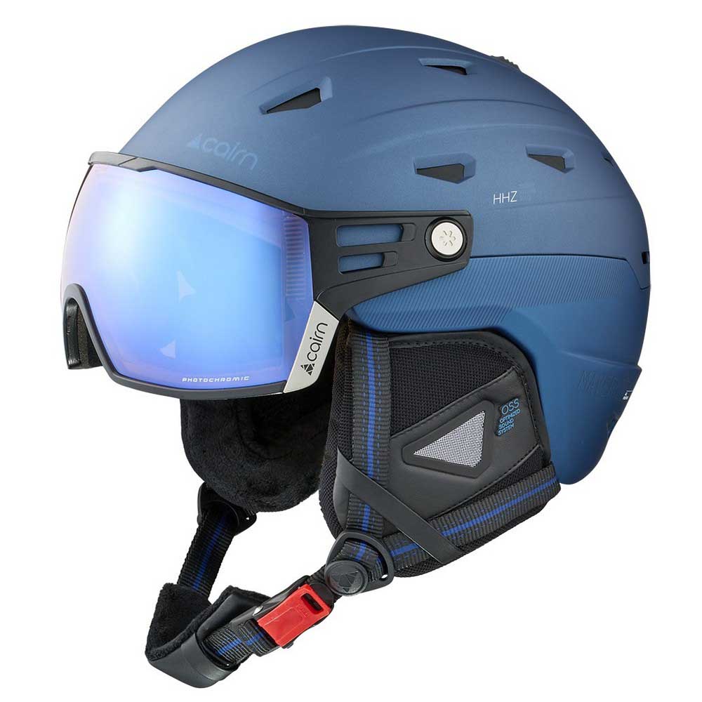 Cairn Maverick Visor Evolight Nxt® Visor Helmet Blau 56-58 cm von Cairn