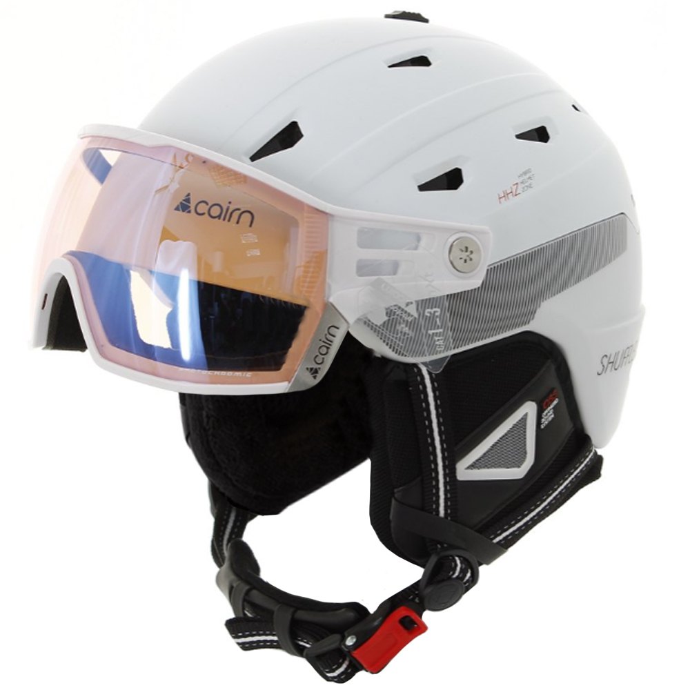 Cairn Shuffle S-visor Evolight Nxt Visor Helmet Weiß 59-61 cm von Cairn