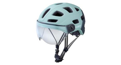helm cairn quartz visor transparent led usb turkis helm cairn quartz visor transparent led usb turkis von Cairn