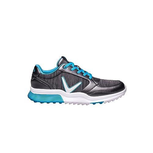 Callaway Golf Aurora LT Damen-Golfschuh, Holzkohle / Blau / Heather, EU 41.5 von Callaway Golf