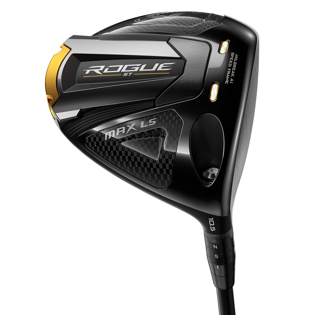 Callaway Golf Black and Yellow Rogue ST MAX LS Right Hand Tensei 65 Stiff Golf Driver, Size: 9° | American Golf, 9&Deg; von Callaway Golf