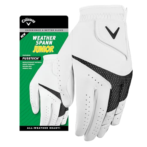 Callaway Golf Weatherspann Junior Golfhandschuh 2024, Weiß Callaway Golf Weatherspann Junior Golfhandschuh 2024, Weiß von Callaway