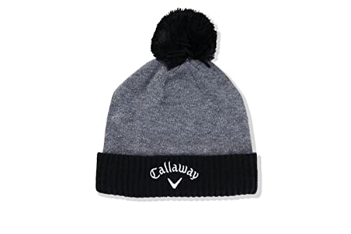 Callaway Homme À Pompons pour Homme Bonnet, Gris/noir, Taille unique EU von Callaway Golf