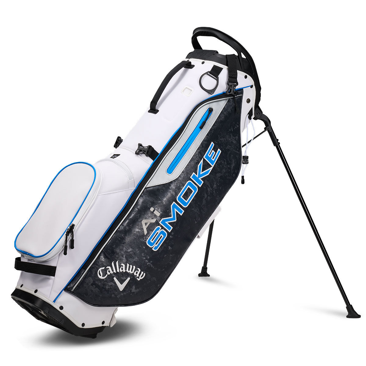 Callaway Staff Ai Smoke Golf Stand Bag, Grey/black/blue, One Size | American Golf von Callaway Golf