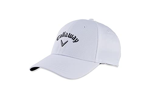 Callaway Golf Unisex Liquid Metal Hat, Weiß Schwarz, Einheitsgröße EU von Callaway Golf